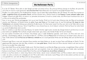 Vorschau - Arbeitsblätter - Halloween Zuhörgerschichte Hörverstehen Klasse 2 Klasse 3 - Seite 3