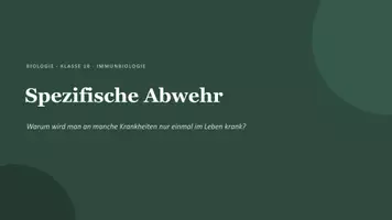 Vorschau - Stundenentwürfe - Mystery: Spezifische Immunreaktion inkl. Präsentation - Seite 3
