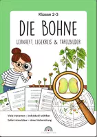 Vorschau - Arbeitsblätter - Bohne Klasse 2-3 Forscherheft I Lernheft, Arbeitsblätter, Legekreis und Tafelbilder – Vom Samen zur Pflanze | Sachunterricht Grundschule - Deckblatt