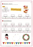 Vorschau - Stationenlernen - Zahlenmauern Klasse 1 Advent | Zahlzerlegung bis 10 | Mathe Übungsheft | Weihnachten | Adventszeit - Seite 3