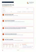 Vorschau - Arbeitsblätter - Lesejournal/Lesetagebuch - Seite 2
