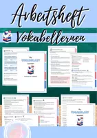 Vorschau - Arbeitsblätter - Englisch Vokabeln lernen – Arbeitsheft mit Lernmethoden - Deckblatt