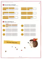 Vorschau - Arbeitsblätter - Zahlenraum bis 20 Klasse 1 | Mathe Übungsheft Herbst | Zehnerübergang | Plus und Minus | Herbstwald - Seite 3