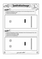 Vorschau - Arbeitsblätter - Randstrahlzeichnungen - Arbeitsblatt mit Lösung - Seite 2