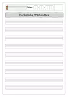 Vorschau - Arbeitsblätter - Herbstliche Würfelsätze - 1./2.Klasse - Seite 3