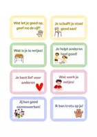 Voorbeeld - Complimenten kaartjes positief klassenklimaat - Pagina 1