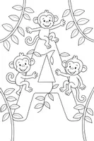 Vorschau - Arbeitsblätter - Ausmalbild Buchstaben/ Lautbilder - Seite 2
