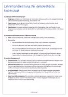 Vorschau - Unterrichtsreihen - Der demokratische Rechtsstaat - Einfach Demokratie (Teil 6) – Arbeitsblätter in Leichter Sprache für Förderschule Sekundarstufe (Klasse 7–9) - Seite 1