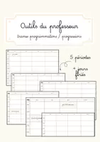 Aperçu - Préparation de séance / Séance complète - Trame programmations progressions et devoirs - Page de couverture