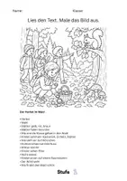 Vorschau - Arbeitsblätter - Lesen und Malen Herbst Leseförderung, Lesetraining Leseverständnis Klasse 2 Klasse 3 Klasse 4, DaZ DaF Sachunterricht - Seite 3