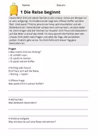 Vorschau - Stundenentwürfe - Leseverständnis Reisen – Klasse 2 | 10 Lesetexte mit Fragen & Lösungen - Seite 3
