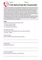 Vorschau - Stundenentwürfe - Leseverständnis Feuerwehr – Klasse 2 | 10 Lesetexte mit Fragen & Lösungen - Seite 3