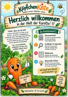 Vorschau - Arbeitsblätter - Karotte Kreuzworträtsel & mehr - KöpfchenKiste - Seite 1