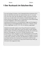 Vorschau - Stundenentwürfe - Lesetest Klasse 4 | 10 Lesetexte - Seite 2