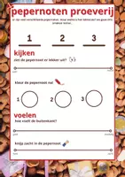 Voorbeeld - Pepernoten proeverij Sinterklaas - Voorblad