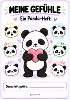 Vorschau - Arbeitsblätter - Mein Gefühlsheft Panda 1. - 4.Klasse - Seite 1
