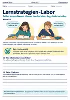 Vorschau - Arbeitsblätter - Lernstrategien-Labor Klasse 5-6 - Deckblatt