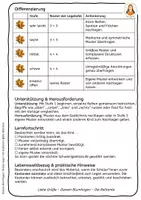 Vorschau - Arbeitsblätter - Muster mit Kastanien legen – Pränumerik im Herbst | 5-fach differenziert - Seite 2