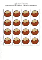 Vorschau - Arbeitsblätter - Muster mit Kastanien legen – Pränumerik im Herbst | 5-fach differenziert - Seite 3