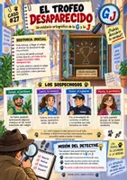 Vista previa - Hojas de trabajo - Detectives de la ortografía G y J: El trofeo desaparecido - página 3