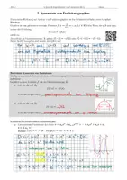 Vorschau - Stundenentwürfe - 11. Klasse Symmetrie von Funktionsgraphen - Seite 1