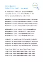 Vorschau - Arbeitsblätter - Lesetraining Herbst: Fehlerwörter finden, Fördermaterial LRS - Seite 3