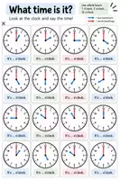 Vorschau - Stationenlernen - Telling the Time – Uhrzeiten & Aufgabenkarten Englisch - Seite 1