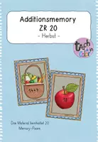 Vorschau - Stationenlernen - Additionsmemory - ZR 20 - Herbst - Deckblatt