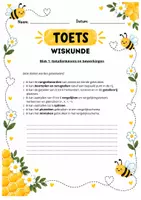 Voorbeeld - 🐝 Toetsboekje pré-rapport – Eerste leerjaar - Pagina 1