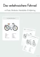 Vorschau - Arbeitsblätter - Das verkehrssichere Fahrrad - Deckblatt