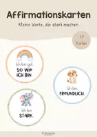 Vorschau - Poster - Classroom-Management: Affirmationskarten (Kl. 1 - 4) - Deckblatt