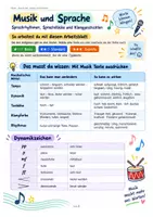 Vorschau - Arbeitsblätter - Musik und Sprache – differenziertes Arbeitsmaterial Klasse 5/6: Sprechrhythmen, Sprechstück & Klanggeschichte - Seite 1
