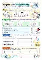 Vorschau - Arbeitsblätter - Musik und Sprache – differenziertes Arbeitsmaterial Klasse 5/6: Sprechrhythmen, Sprechstück & Klanggeschichte - Deckblatt