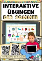 Vorschau - Stationenlernen - Materialpaket "Der Sommer" DaZ/ DaF / Deutsch - Seite 1