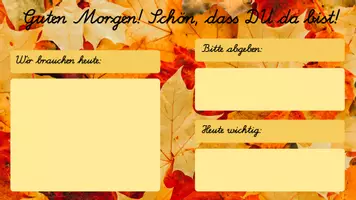 Vorschau - Präsentationen/Tafelbilder - Guten Morgen Folien - Seite 1