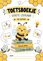 Voorbeeld - 🐝 Toetsboekje pré-rapport – Eerste leerjaar - Voorblad