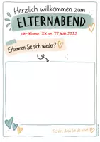 Vorschau - Arbeitsblätter - Elternabend Infoabend Begrüßung - Seite 3