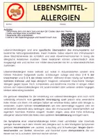 Vorschau - Arbeitsblätter - Lebensmittelunverträglichkeiten und -allergien (Gruppenpuzzle) - Deckblatt