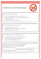 Vorschau - Arbeitsblätter - Lebensmittelunverträglichkeiten und -allergien (Gruppenpuzzle) - Seite 2