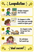 Voorbeeld - loopdictee - Voorblad