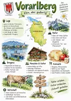 Vorschau - Arbeitsblätter - Lernplakat + Arbeitsblätter "Vorarlberg" + Lösung & MP3 + Infografik - Deckblatt