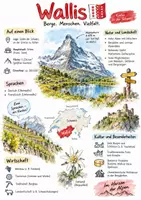 Vorschau - Arbeitsblätter - Lernplakat + Arbeitsblätter "Wallis" + Lösung & MP3 + Infografik - Deckblatt
