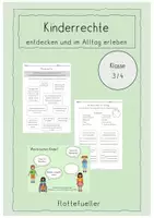 Vorschau - Unterrichtsreihen - Kinderrechte (entdecken und im Alltag erleben) - Deckblatt
