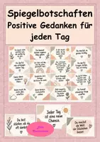 Vorschau - Mal- und Bastelvorlagen - Spiegelbotschaften – Positive Gedanken für jeden Tag - Deckblatt