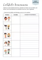 Vorschau - Arbeitsblätter - Materialpaket: Gefühle und Emotionen - Deckblatt