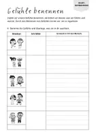 Vorschau - Arbeitsblätter - Materialpaket: Gefühle und Emotionen - Seite 1