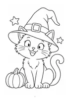 Vorschau - Mal- und Bastelvorlagen - 50 Ausmalbilder zum Thema Halloween und Herbst - Seite 3