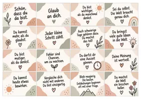 Vorschau - Mal- und Bastelvorlagen - Spiegelbotschaften – Positive Gedanken für jeden Tag - Seite 3
