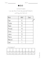Vorschau - Arbeitsblätter - Lesespaziergang 1. Klasse - Buchstaben n, i, a, o, t, m, l, s, e, p, r, k, d & ei - Seite 3