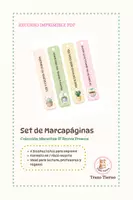 Vista previa - Refuerzo / NEE / Materiales de apoyo - Marcapáginas Ilustrados "Macetitas y Brotes Frescos" - Separadores Imprimibles Cozy Kawaii (PDF) - Portada